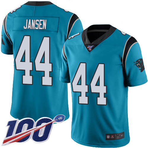Carolina Panthers Limited Blue Youth J.J. Jansen Jersey NFL Football #44 100th Season Rush Vapor Untouchable